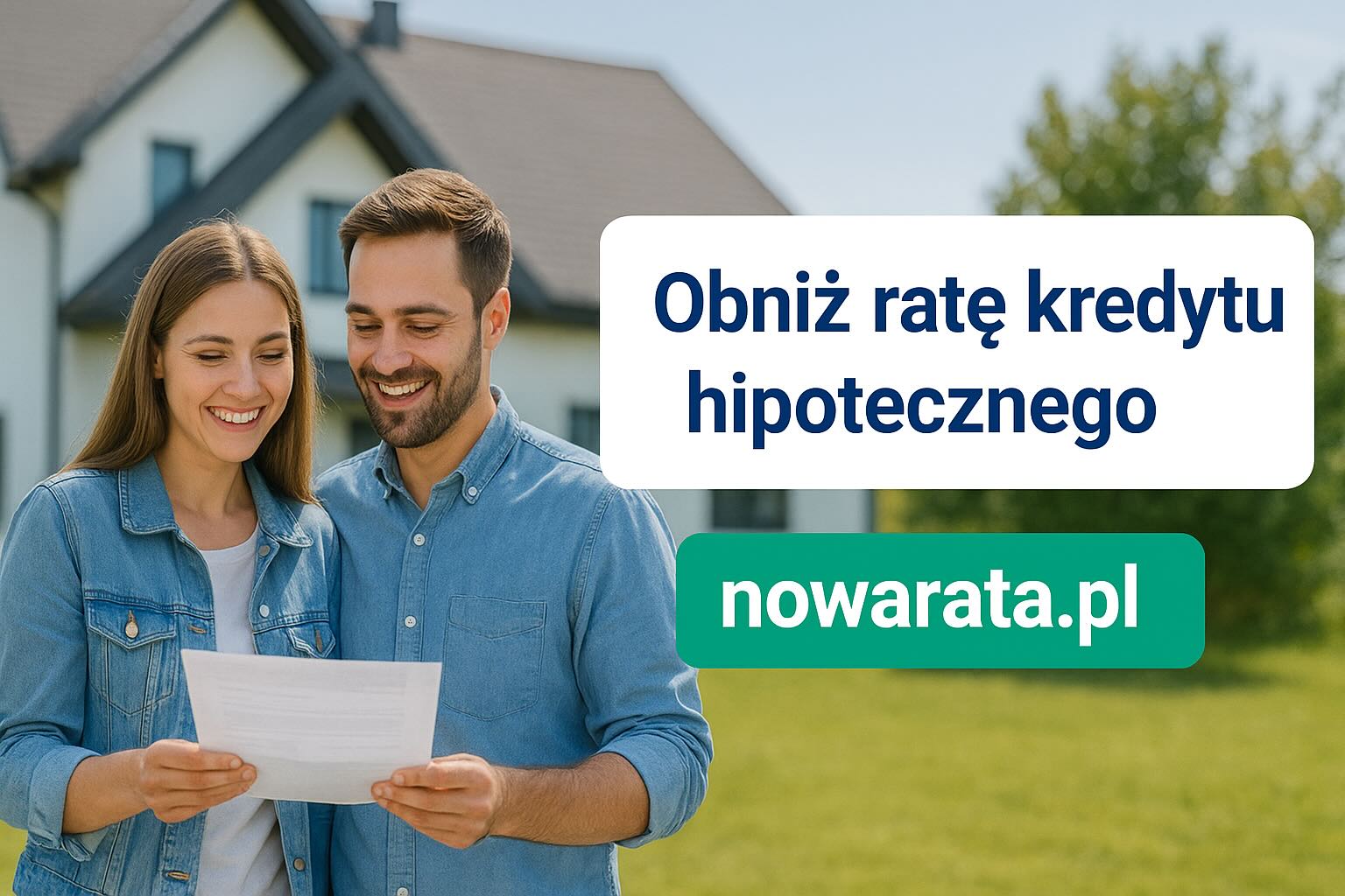 Obniż ratę kredytu - ilustracja pokazująca oszczędności